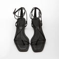 Women's Gladiator Sandals – Bohemian Ankle Cross-Strap Flat Beach Shoes