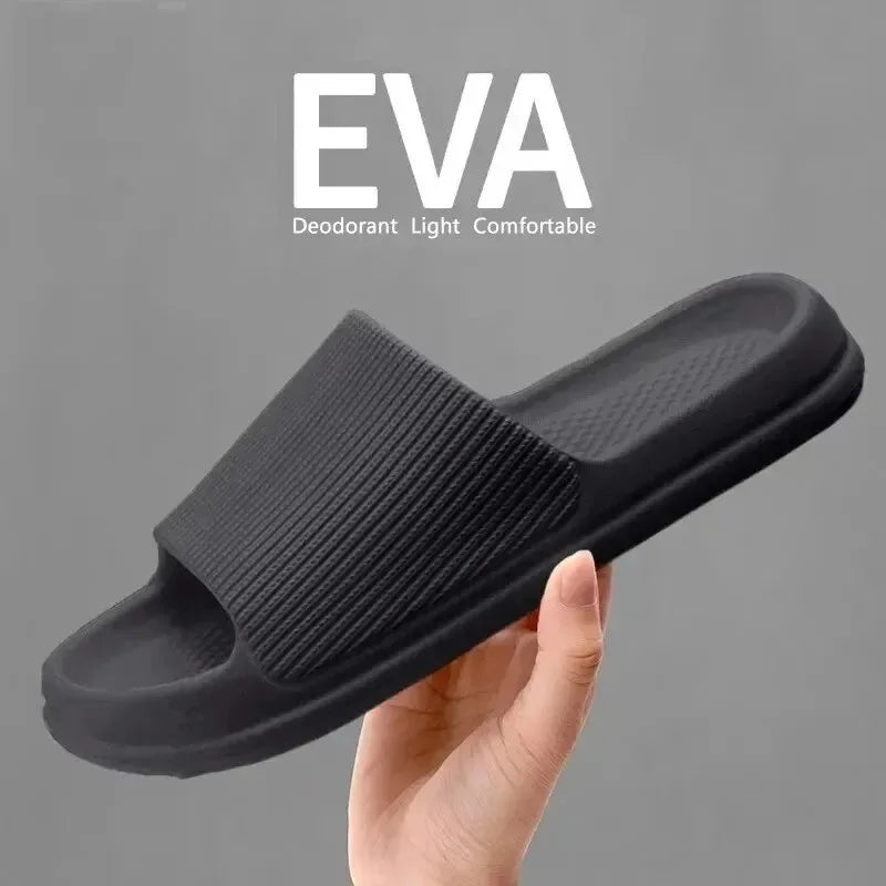Non-Slip EVA Massage Shower Slippers – Waterproof Bathroom Shoes for Men & Women