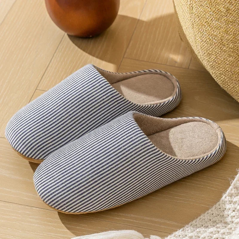 Unisex Warm Fur Slippers – Soft Non-Slip Indoor House Shoes for Men & Women