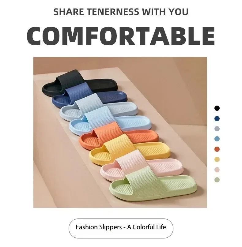 Non-Slip EVA Massage Shower Slippers – Waterproof Bathroom Shoes for Men & Women