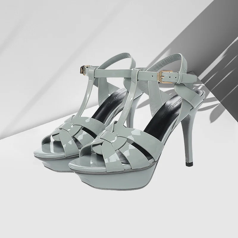 Women's 10CM Stiletto Platform Sandals – Open Toe High Heel Party & Dance Shoes