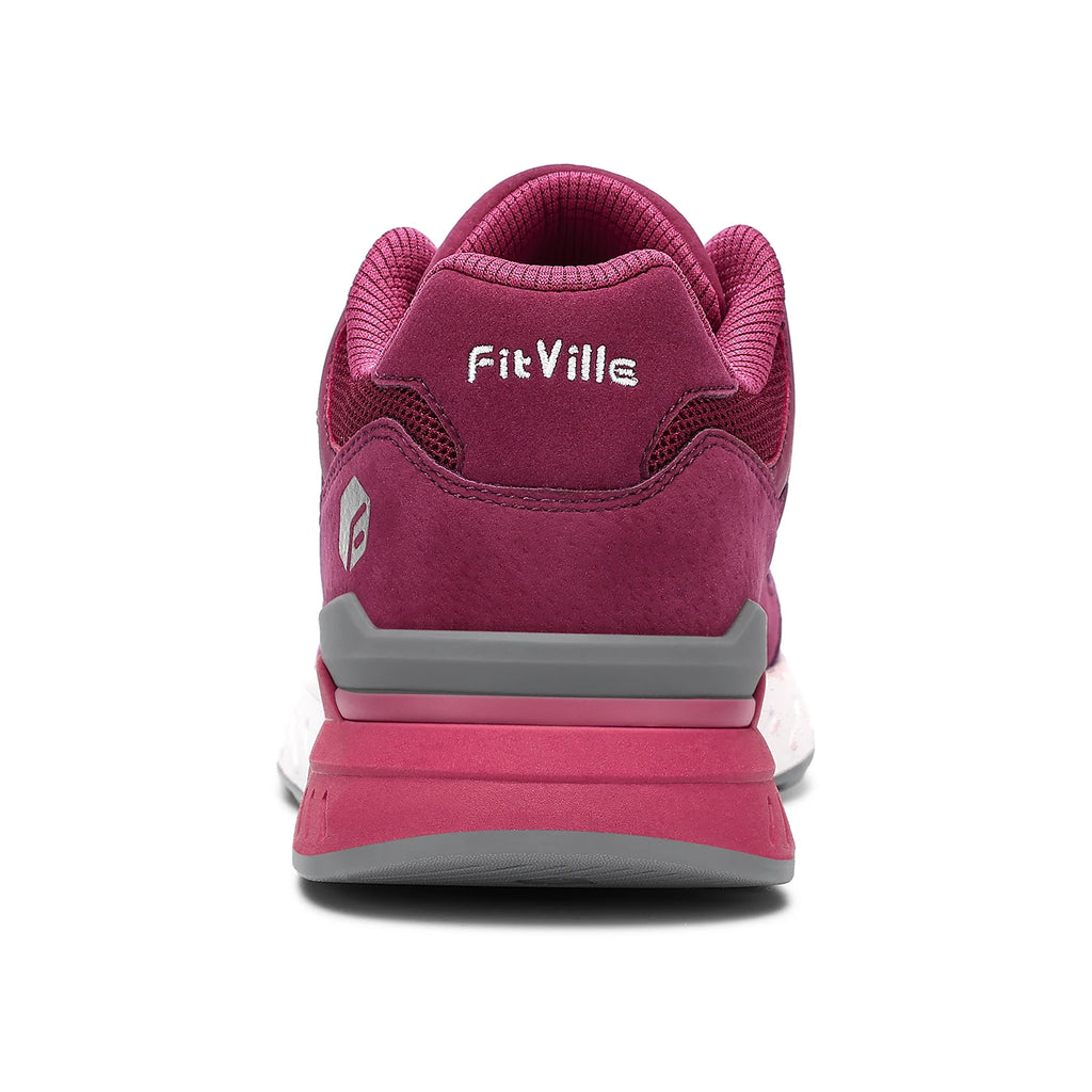 FitVille Women's Walking Shoes – Wide Width Supportive Sneakers for Comfortable Daily Wear