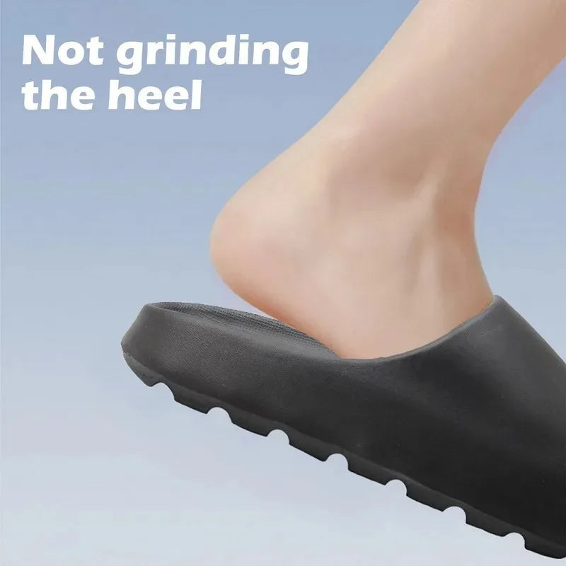 Coconut Cloud Slippers – Thick-Soled EVA Beach Sandals for Men & Women