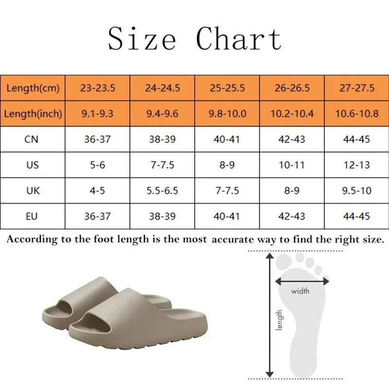 Coconut Cloud Slippers – Thick-Soled EVA Beach Sandals for Men & Women