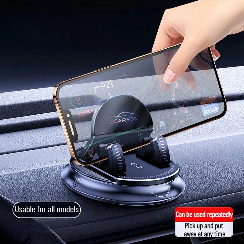 Universal Car Universal Rotatable Car Phone Mount – Dashboard & Suction Cup Holder for Mobile NavigationPhone Mount Rotatable Dashboard Suction Cup Stand for Mobile Navigation Multi Scene Use in Vehicle and Home