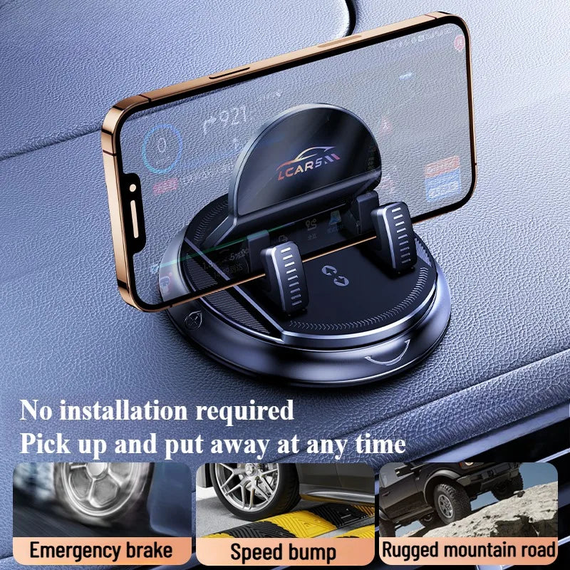 Universal Car Universal Rotatable Car Phone Mount – Dashboard & Suction Cup Holder for Mobile NavigationPhone Mount Rotatable Dashboard Suction Cup Stand for Mobile Navigation Multi Scene Use in Vehicle and Home