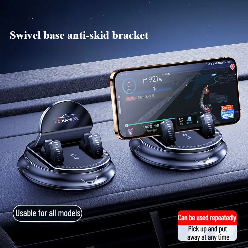 Universal Car Universal Rotatable Car Phone Mount – Dashboard & Suction Cup Holder for Mobile NavigationPhone Mount Rotatable Dashboard Suction Cup Stand for Mobile Navigation Multi Scene Use in Vehicle and Home
