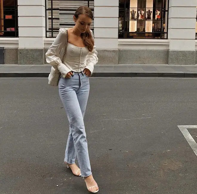 French Style Women Sandal Fashion Narrow Band High Heel Heel Ladies Gladiator Shoes Pointed Toe Ankle Buckle Zapatos Muje