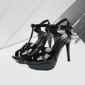 Women's 10CM Stiletto Platform Sandals – Open Toe High Heel Party & Dance Shoes