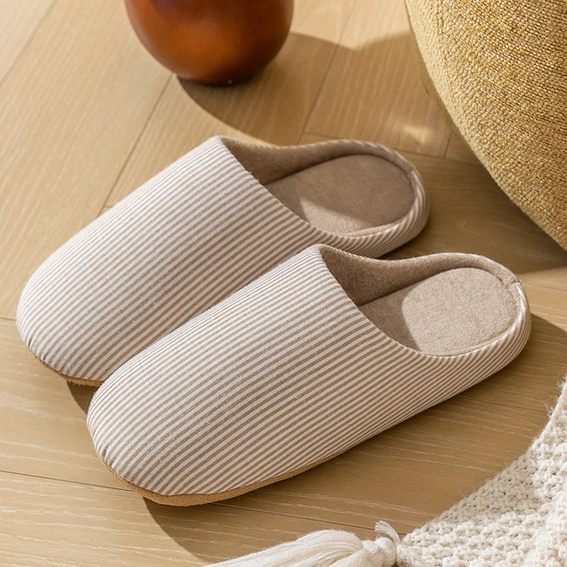 Unisex Warm Fur Slippers – Soft Non-Slip Indoor House Shoes for Men & Women
