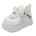 Women's 8.5CM Platform Wedge Sneakers – Stylish Casual Pumps for Everyday Wear