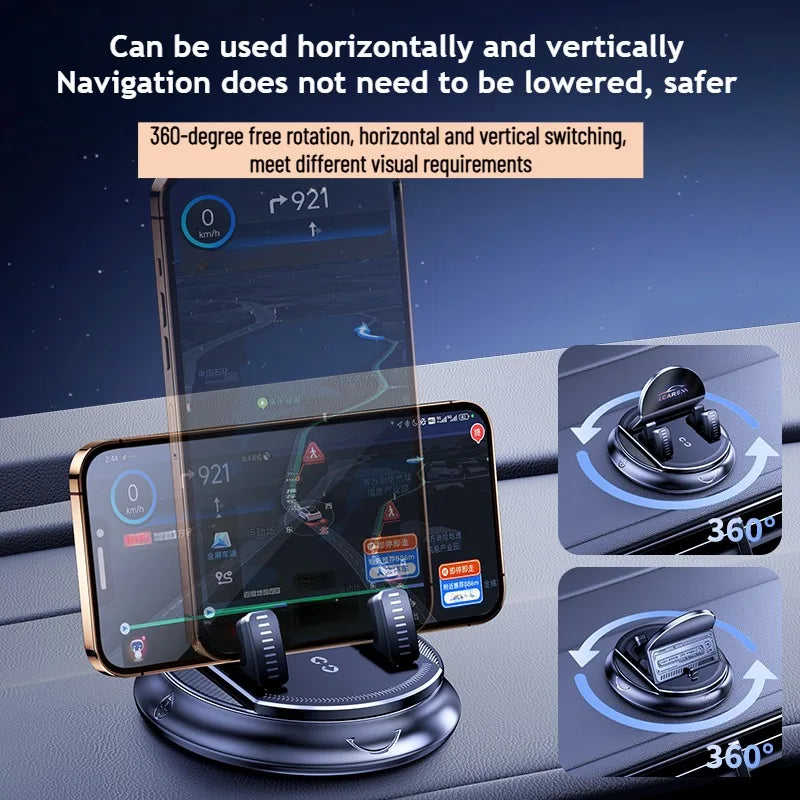 Universal Car Universal Rotatable Car Phone Mount – Dashboard & Suction Cup Holder for Mobile NavigationPhone Mount Rotatable Dashboard Suction Cup Stand for Mobile Navigation Multi Scene Use in Vehicle and Home
