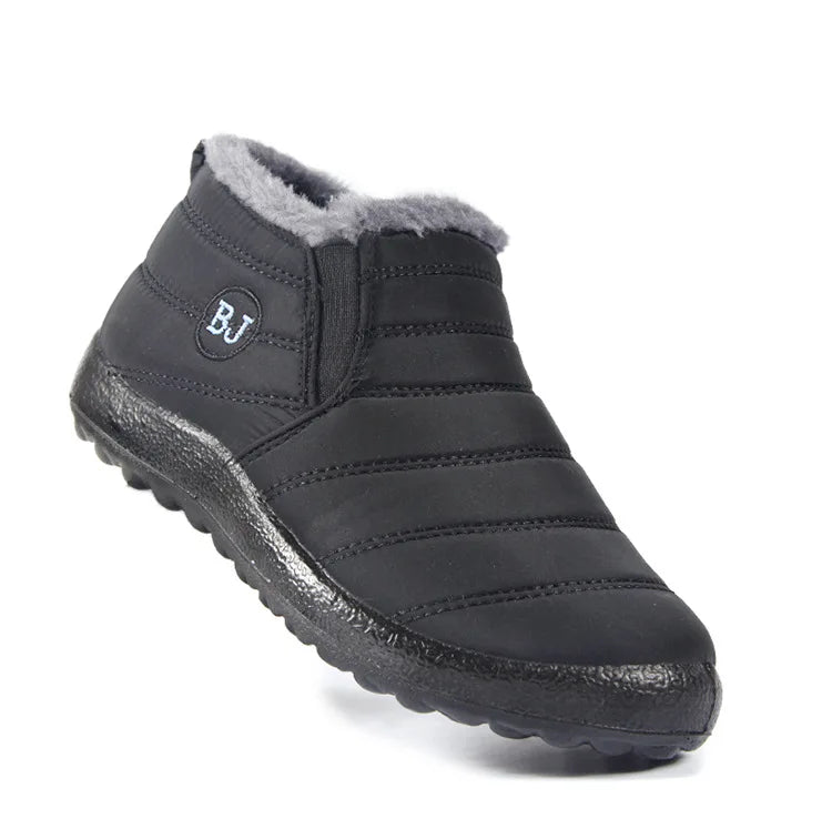 Women's Winter Snow Boots – Waterproof Plush Platform Ankle Boots