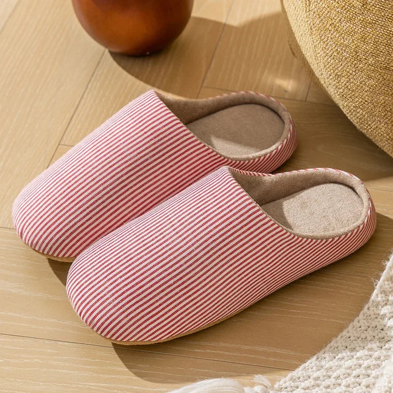 Unisex Warm Fur Slippers – Soft Non-Slip Indoor House Shoes for Men & Women