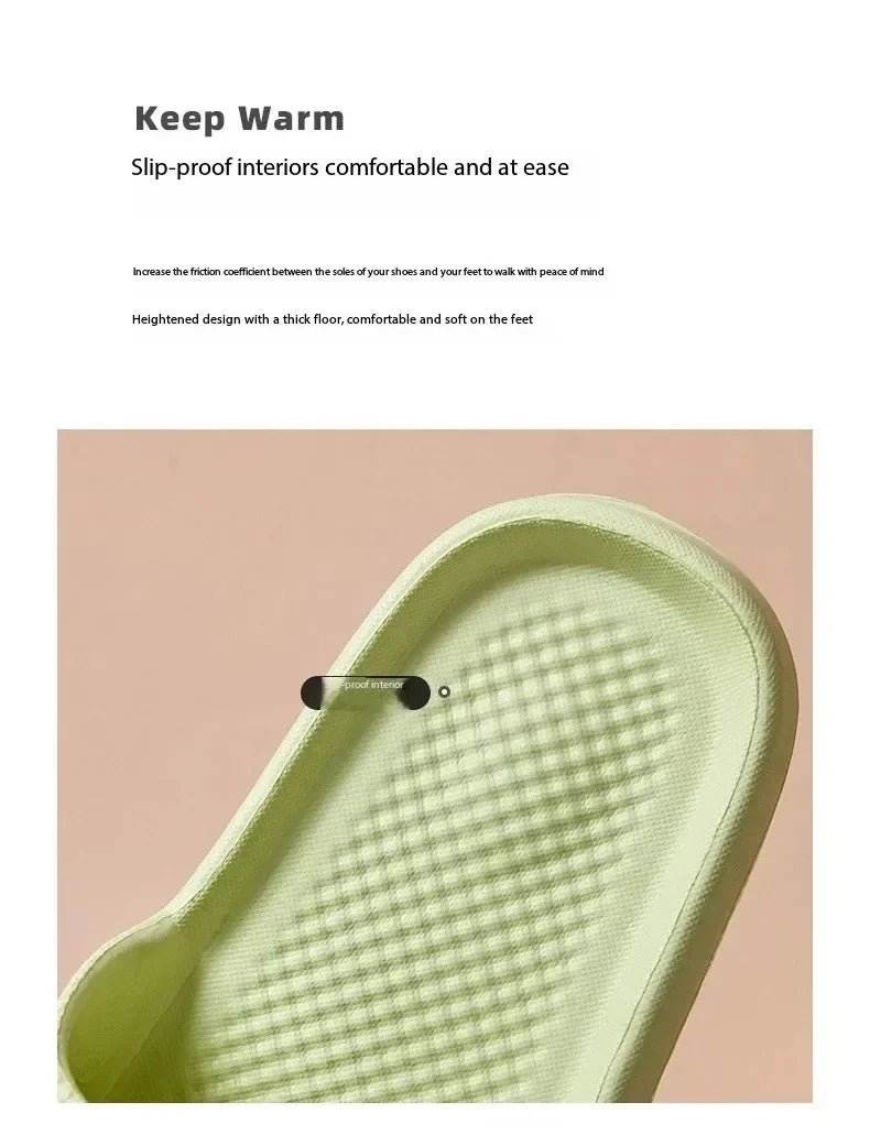 Non-Slip EVA Massage Shower Slippers – Waterproof Bathroom Shoes for Men & Women