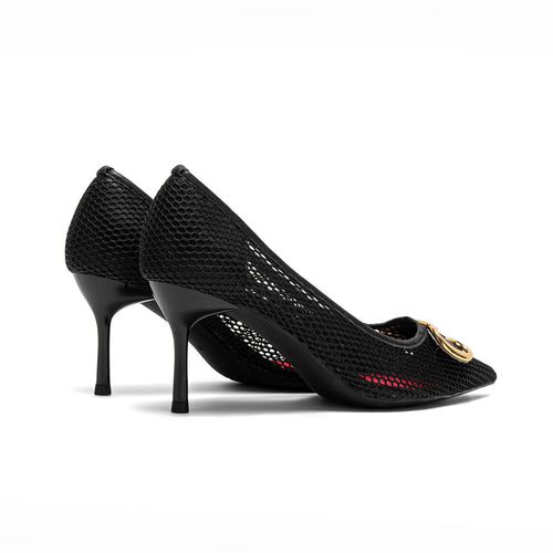 CHCH Women's 7CM High Heels – Hollow Design Red Business & Evening Shoes