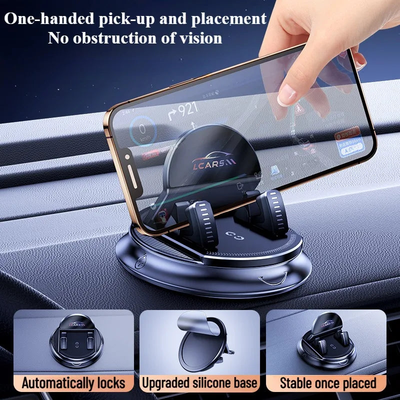 Universal Car Universal Rotatable Car Phone Mount – Dashboard & Suction Cup Holder for Mobile NavigationPhone Mount Rotatable Dashboard Suction Cup Stand for Mobile Navigation Multi Scene Use in Vehicle and Home