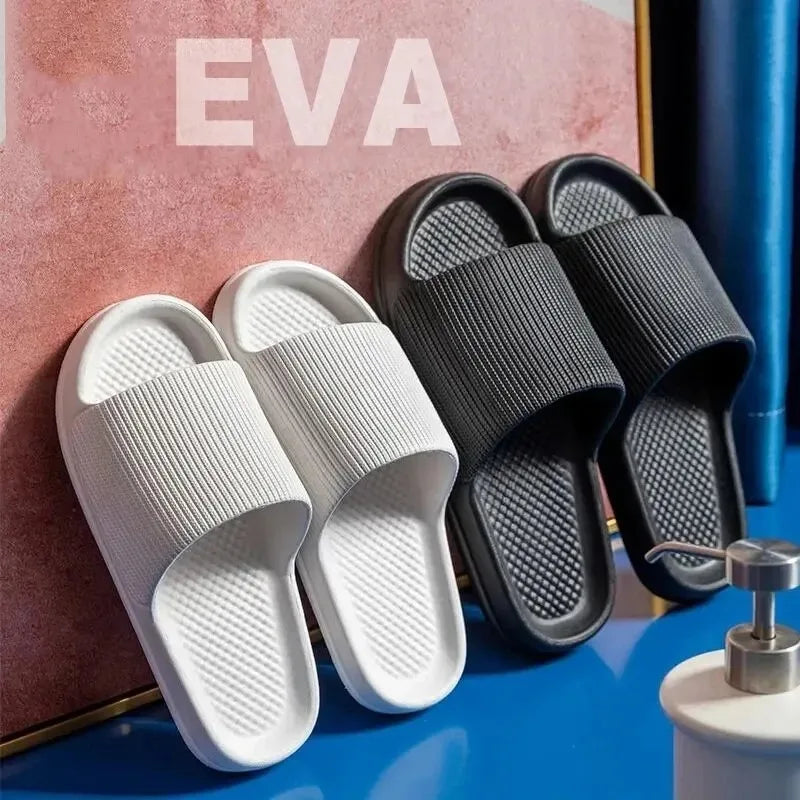 Non-Slip EVA Massage Shower Slippers – Waterproof Bathroom Shoes for Men & Women