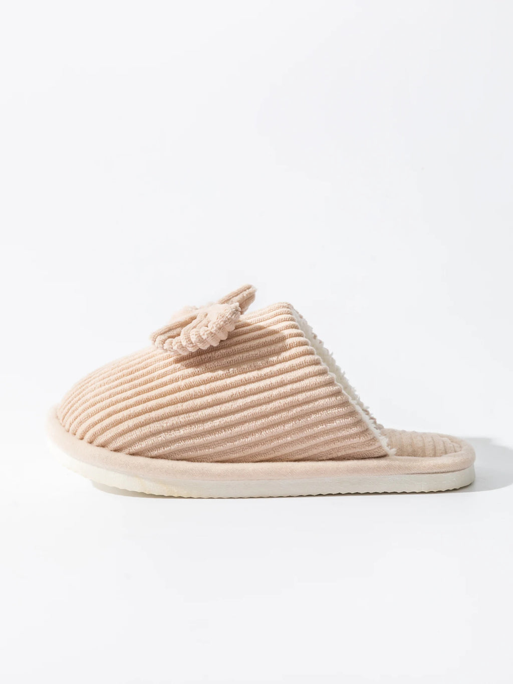 Women's Bow Slippers – Soft Warm Indoor House Shoes for Fall & Winter