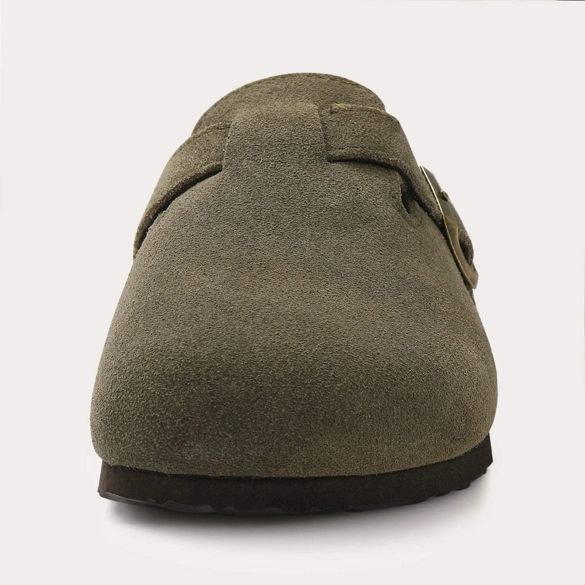 Unisex Suede Mules & Clogs – Cork Insole Sandals with Arch Support