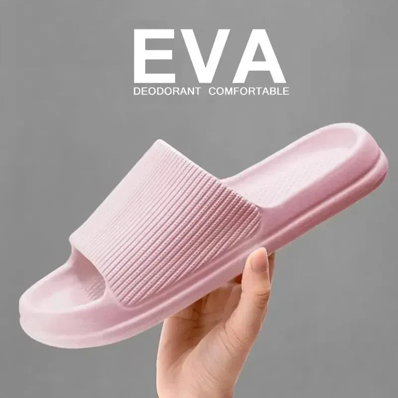 Non-Slip EVA Massage Shower Slippers – Waterproof Bathroom Shoes for Men & Women