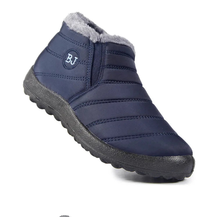 Women's Winter Snow Boots – Waterproof Plush Platform Ankle Boots