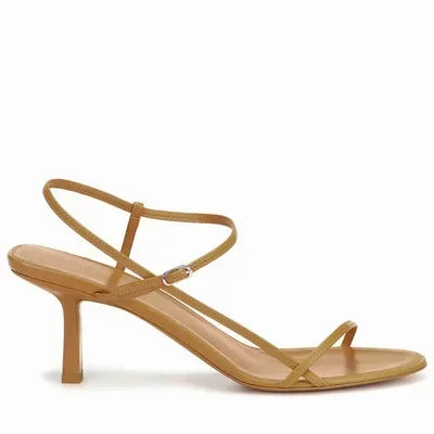 French Style Women Sandal Fashion Narrow Band High Heel Heel Ladies Gladiator Shoes Pointed Toe Ankle Buckle Zapatos Muje