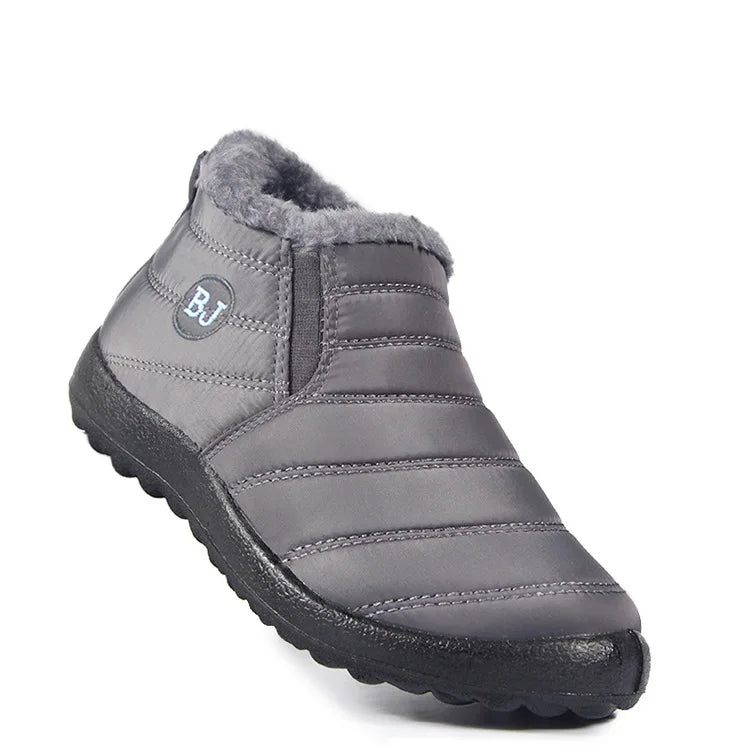 Women's Winter Snow Boots – Waterproof Plush Platform Ankle Boots