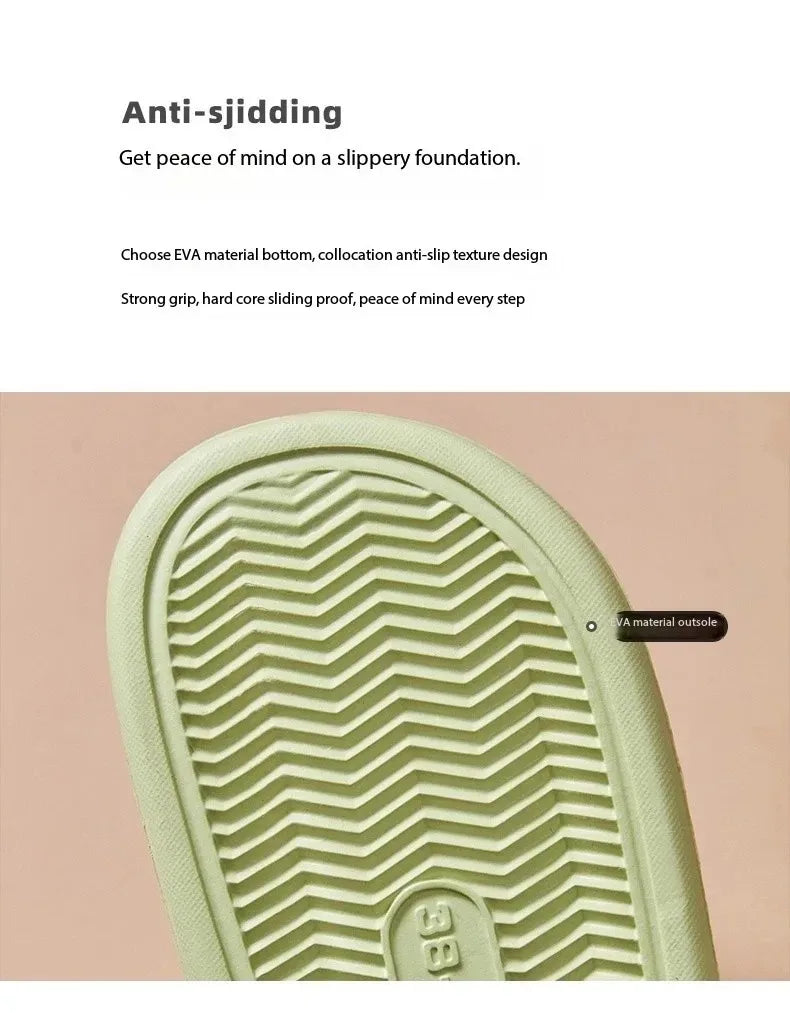 Non-Slip EVA Massage Shower Slippers – Waterproof Bathroom Shoes for Men & Women