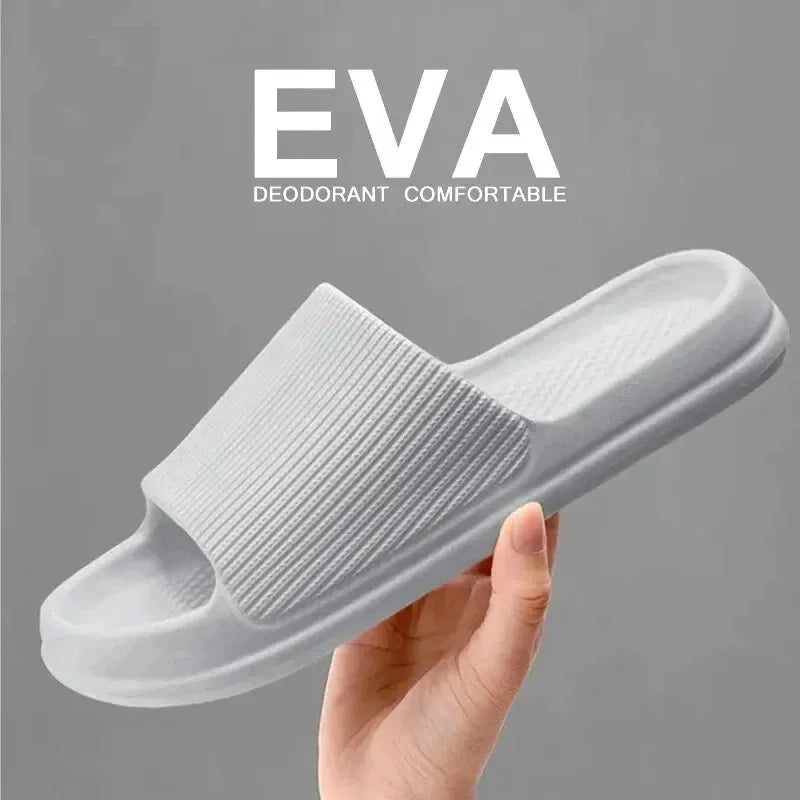 Non-Slip EVA Massage Shower Slippers – Waterproof Bathroom Shoes for Men & Women