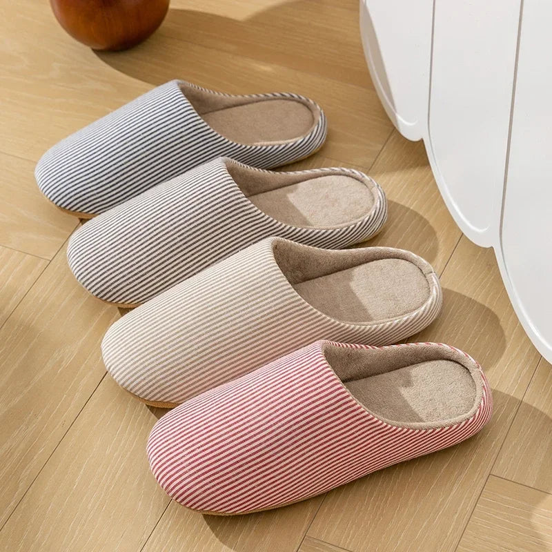 Unisex Warm Fur Slippers – Soft Non-Slip Indoor House Shoes for Men & Women